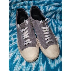 Officine Creative Mens Sneakers Suede Smoke Leather Cap Toe Converse-style